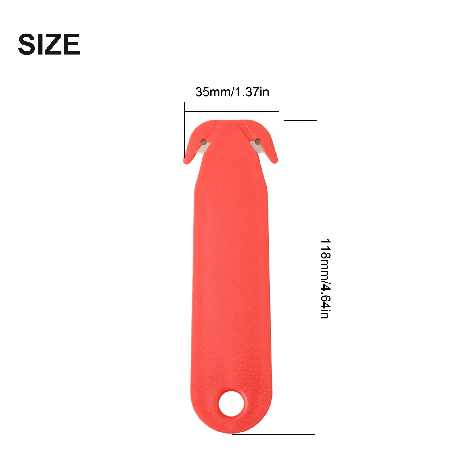 4/5PCS Double-edged Tool Box Cutters Safety Box Cutter Blade Unpacking Letter Opener Multi Tool Film Cutting Paper Cutter Oasis Select
