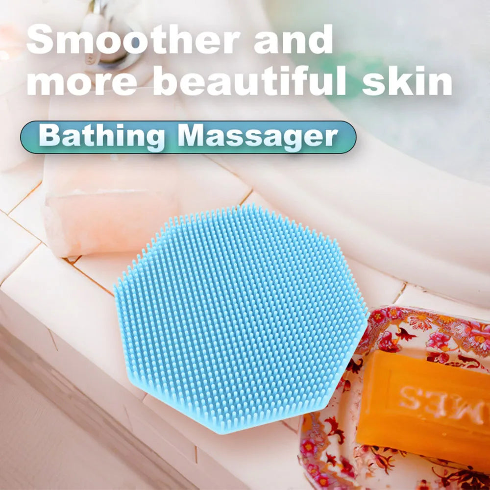 Silicone Scalp Massage & Body Exfoliating Bath Brush