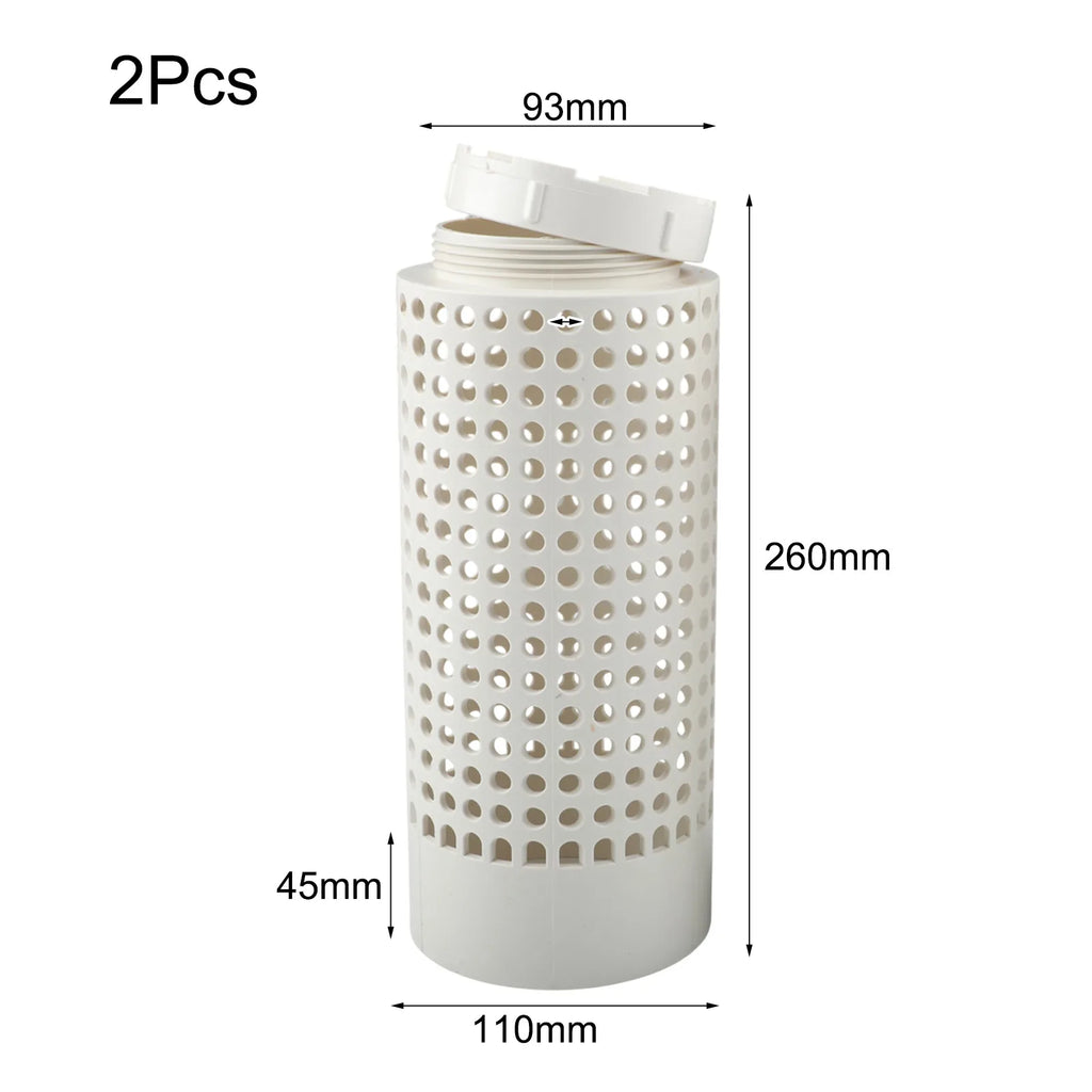 White PVC Composting Bin Tube With Screwed Lid For Garden Waste Decomposition And Small Space Plant Care Accessories Oasis Select