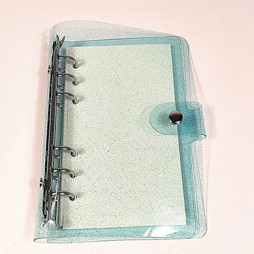 Supplies Journals Cover A5 A6 A7 Planner Cover 6 Rings Binder Binder Cover Notebook Protector Notebook Cover Loose-Leaf Cover Oasis Select Blue A6