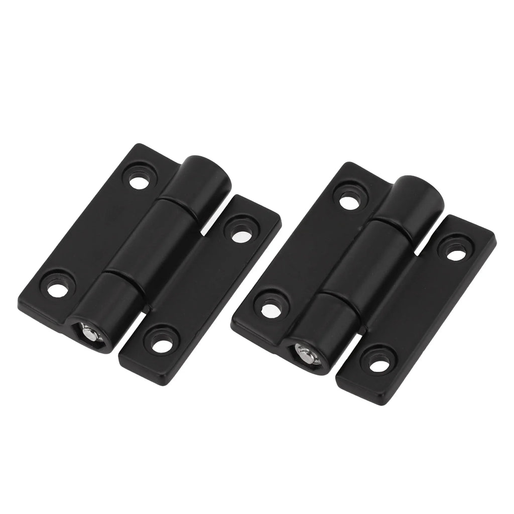 2pcs Door Hinges Cabinet Wooden Box Flat Hinge Adjustable Torque Damping Hinge Shaft Furniture Hardware Accessories Oasis Select 2pcs Black