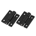 2pcs Door Hinges Cabinet Wooden Box Flat Hinge Adjustable Torque Damping Hinge Shaft Furniture Hardware Accessories Oasis Select 2pcs Black