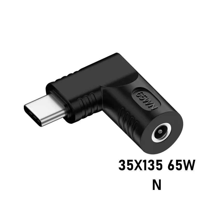 65W PD Converter DC to USB C Type c Power Adapter Converter 3.5X1.35mm 4.8X1.7mm 5.5X2.5 mm Laptop Charger to Type C Connector Oasis Select N