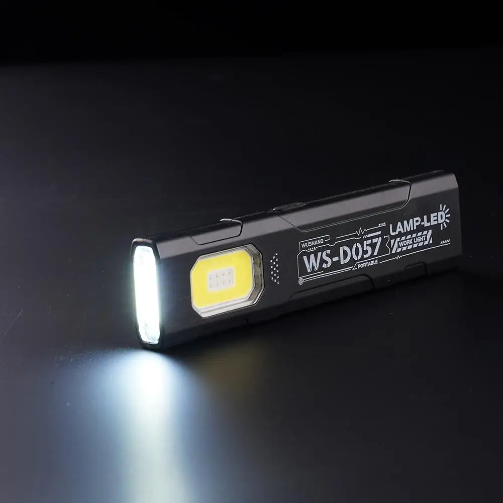 Mini Rechargeable COB LED Flashlight 550LM | 5 Modes, Clip