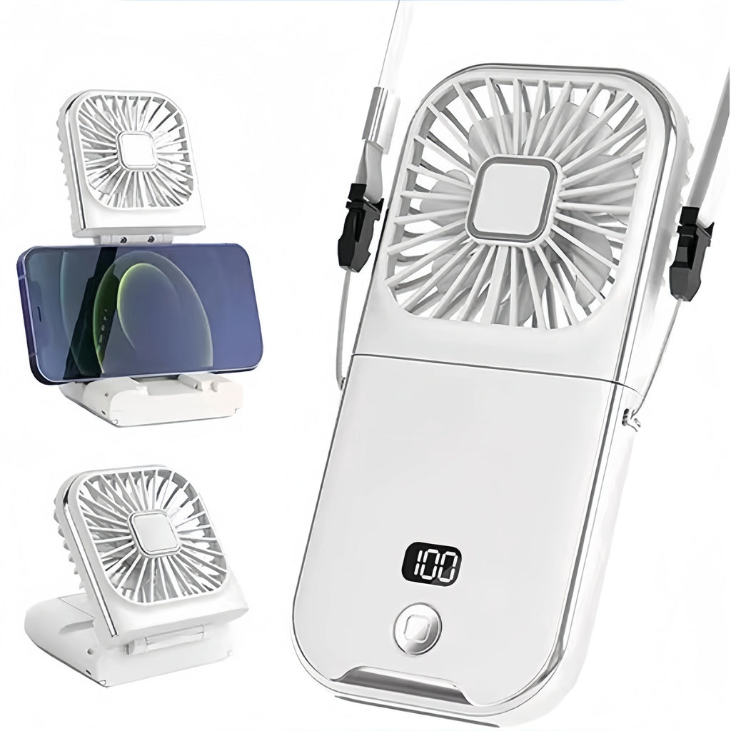 URGGU F30 Pro Portable Handheld Fan – USB Rechargeable, 4 Speed