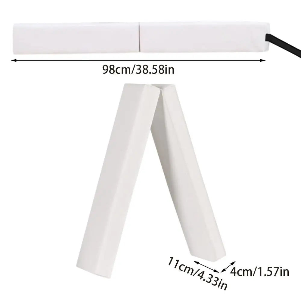 Car door anti-collision strip Magnetic Folding Connected Style Body Side Edge Guard Decorative Anti-scratch Edge Protection Oasis Select White