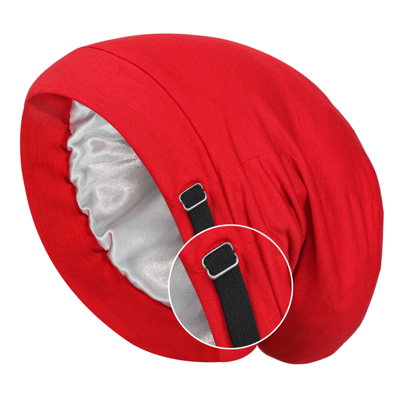 Satin Sleep Bonnet – Adjustable Hair Cap for Women