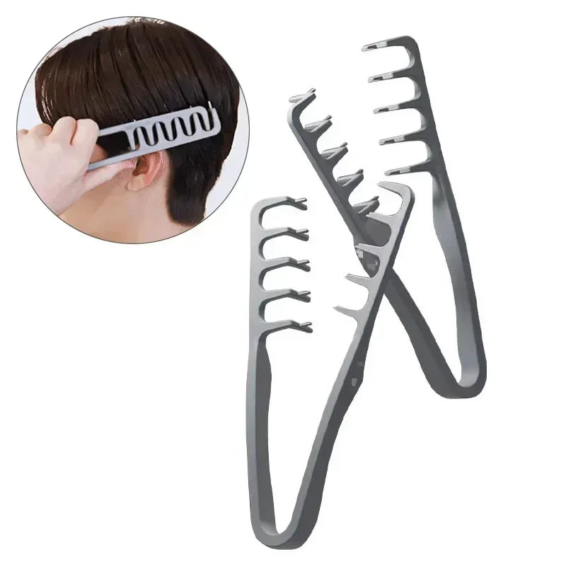 Volumizing Wide-Tooth Hair for Men Fluffy Texture Styling Comb Fluffy Hair Roots Korea Natural Curling A Comb for Hair Care New Oasis Select