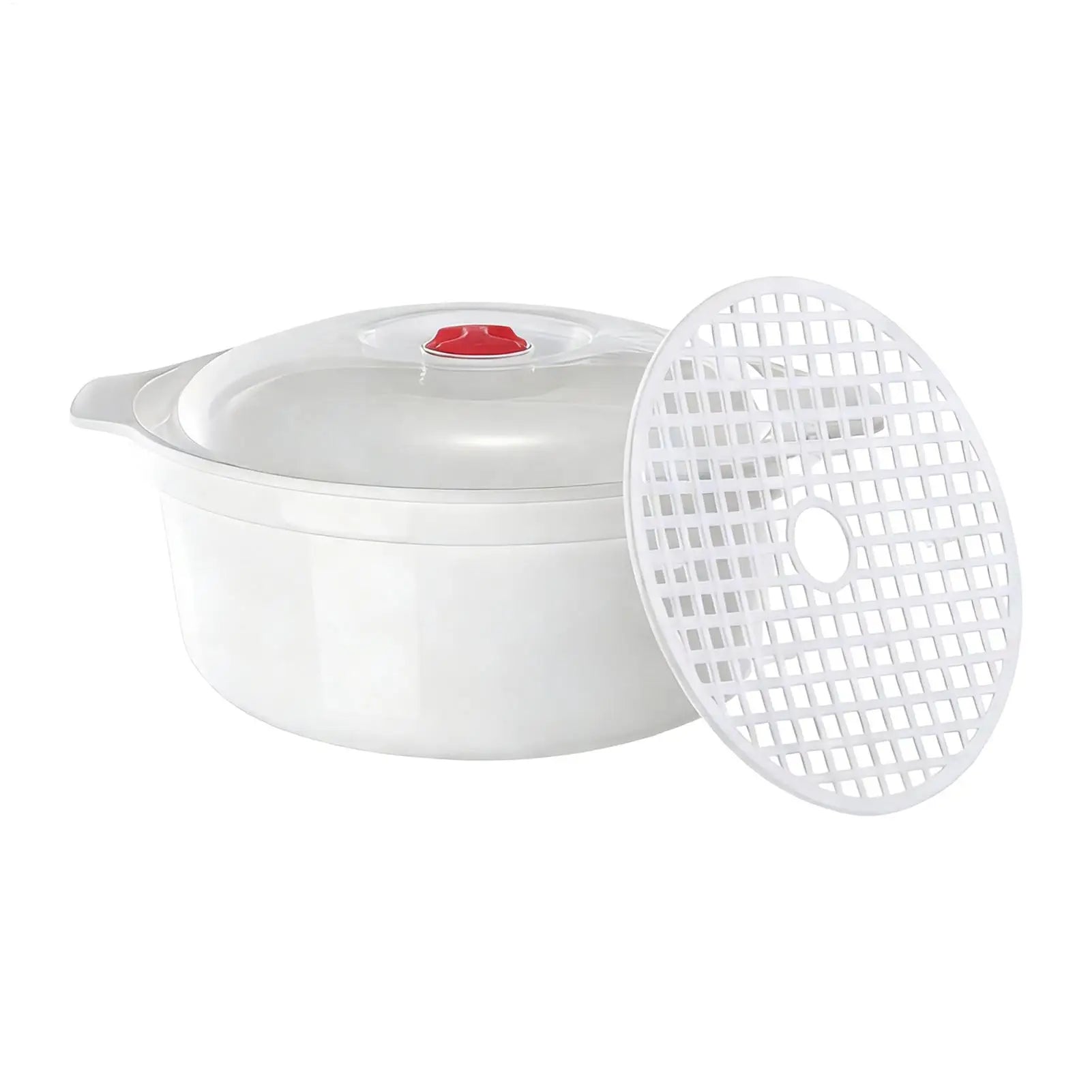 Microwave Oven Special Box Heated Soup Pot Rice Steamed Hot Steamed Buns With Lid Steamer Food Grade Kitchen Gadgets Tool Oasis Select