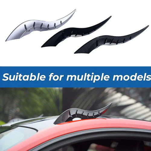 3D Dragon Devil Horn Car Roof Sticker | Halloween Auto Decor Car Roof Ornament Oasis Select