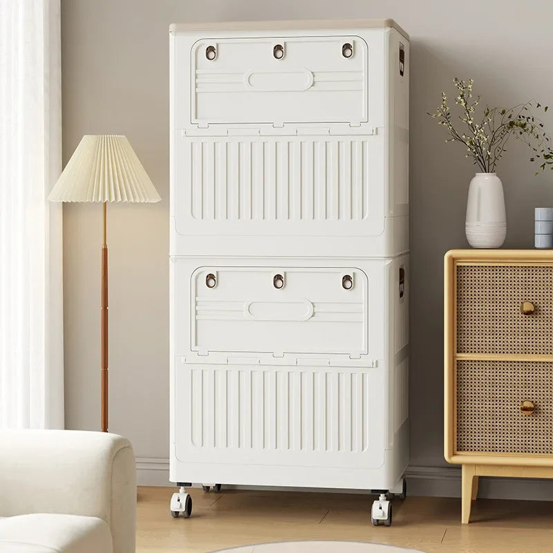 Multi-functional Household large-capacity clamshell storage cabinet Foldable finishing box storage box Oasis Select