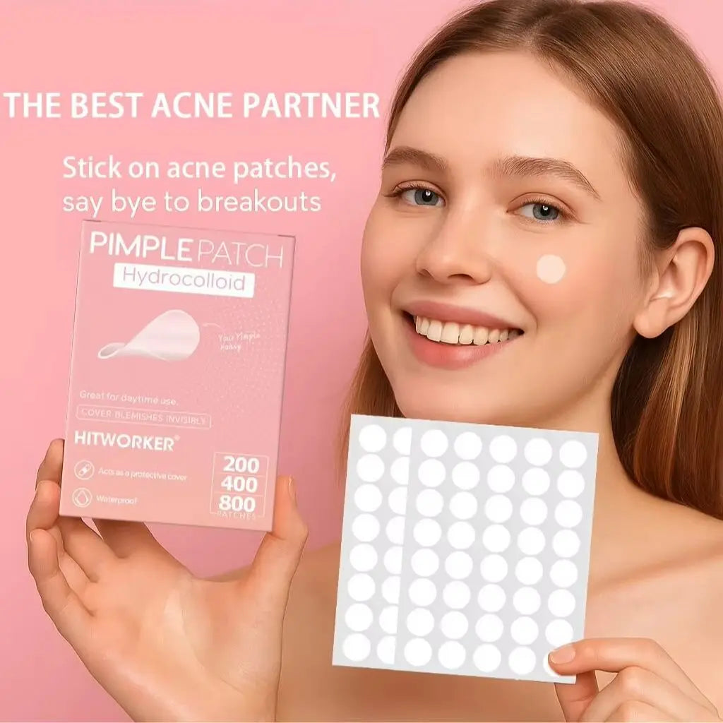 800/400/200pcs Colloidal Acne Patch - Alcohol free, odorless, effectively covers acne patches, suitable for all skin types Oasis Select