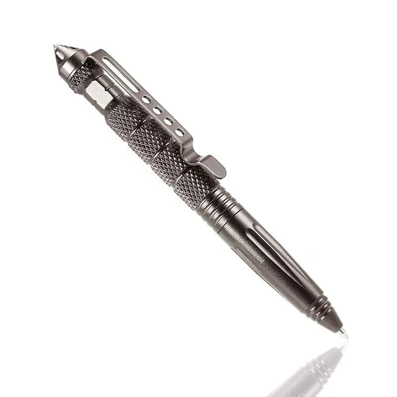 1/2/3/4pcs Multi Functional Tactical Pen High Quality Aluminum Anti Skid Portable Self Pen Steel Glass Breaker Survival Tool Oasis Select 1pcs Grey
