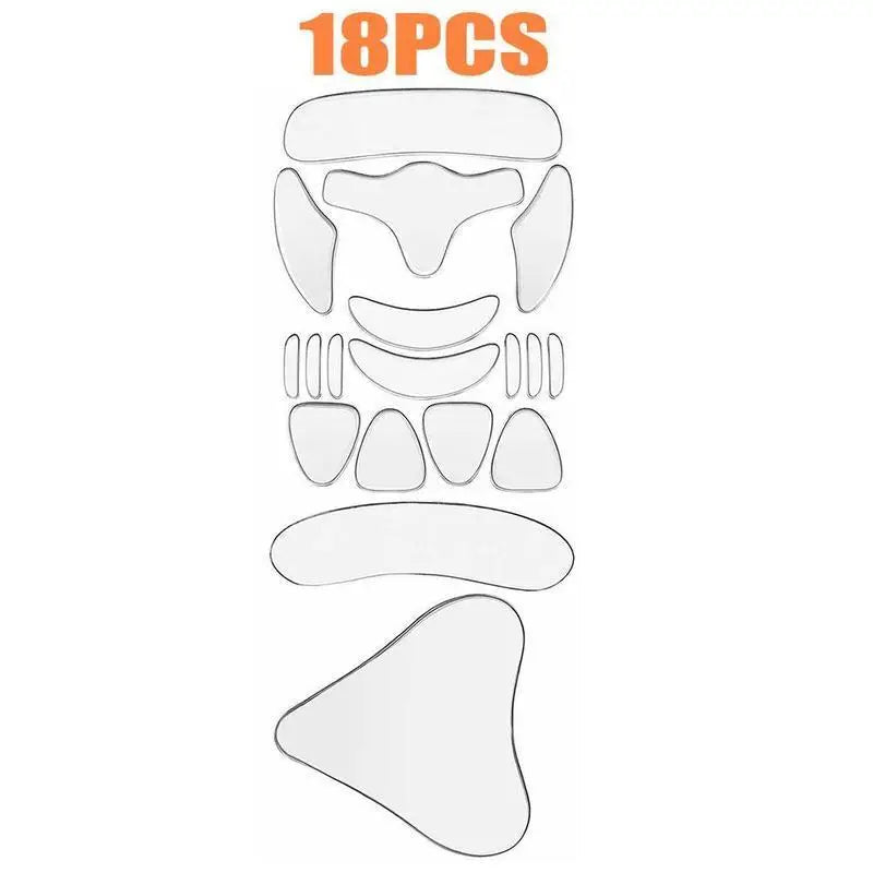 5/11/16/18Pcs Reusable Silicone Face Patch Set Anti Wrinkle Patches For Face Neck Forehead Eye Cheek Chest Pads Beauty Tools Oasis Select 18PCS