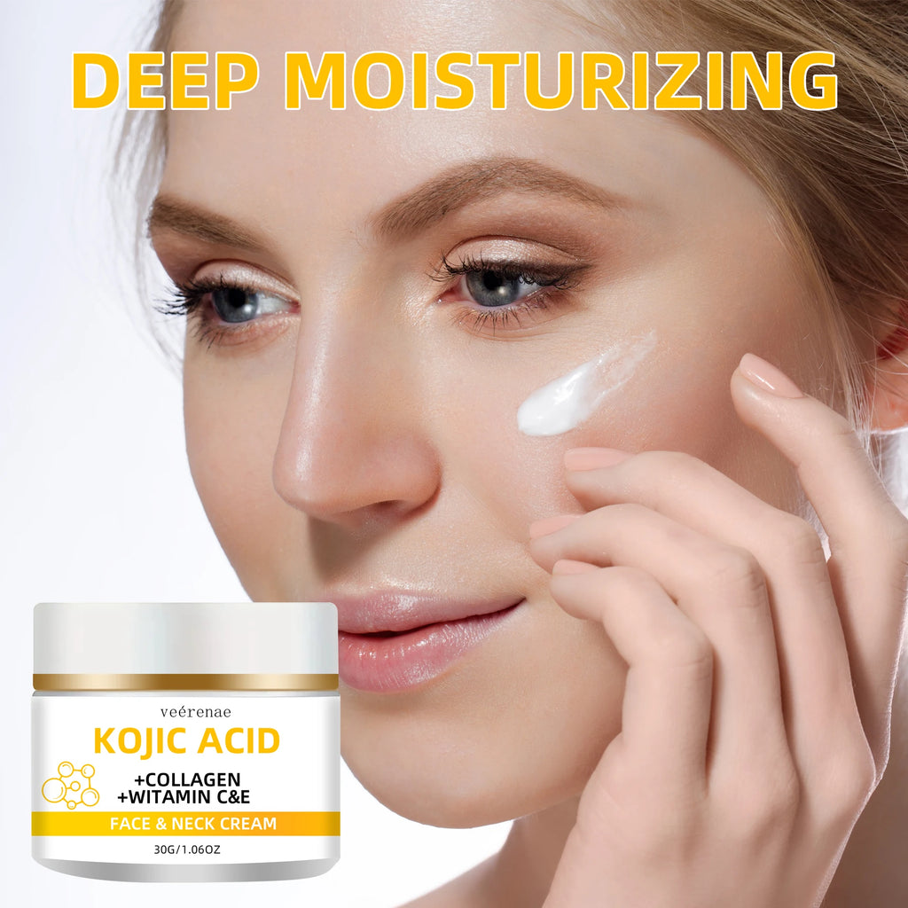 veérenae Kojic Acid Face & Neck Cream – All Skin Types
