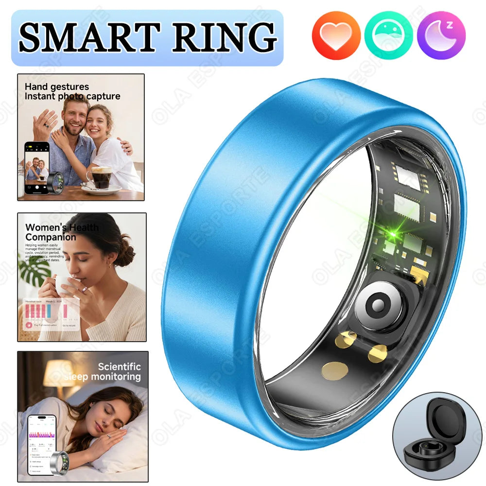 Smart Ring Heart Rate SpO₂ Sleep Tracker | IP68 Unisex