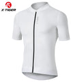 X-TIGER Cycling Jersey Men Short Sleeve High Quality Road Bike Jerseys Summer Full Zipper with Pockets Breathable Quick Dry Oasis Select XM-DY-38002 XXXL