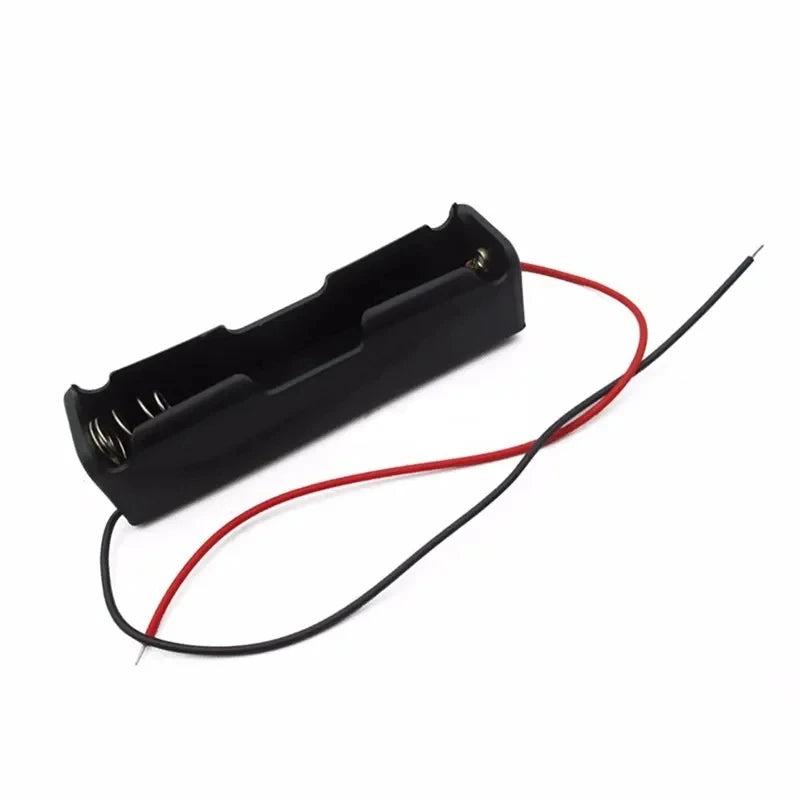 1/3pcs Plastic 18650 Battery Storage Box Case 1 2 3 4 Slot Way DIY Batteries Clip Holder Container With Wire Lead 18650 Battery Oasis Select 1X18650