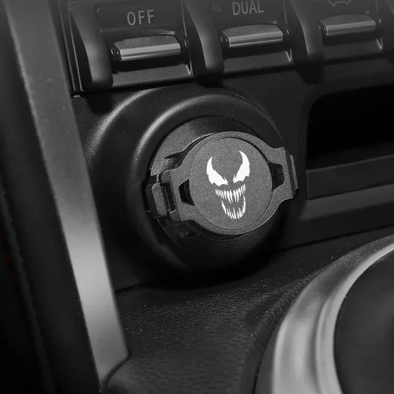 Start Stop Button Cover Engine Ignition Push Button Ring Styling Accessories Ignition Switch Protective Cover For All Cars Moto Oasis Select Venom-Ugin