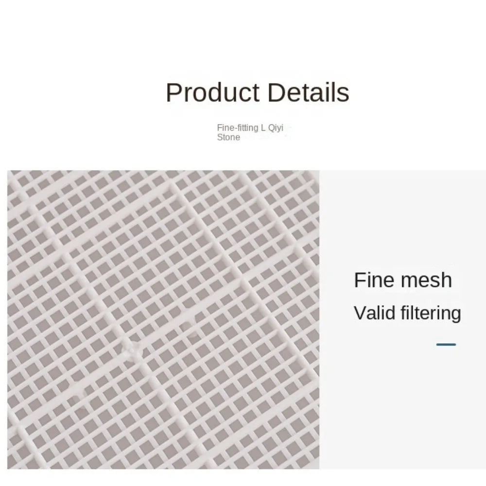 1 Pcs Anti-clogging Sink Filter Mesh Heat-resistant Strainer Net Cover Multifunctional Plastic Sink Strainer Net Kitchen Oasis Select