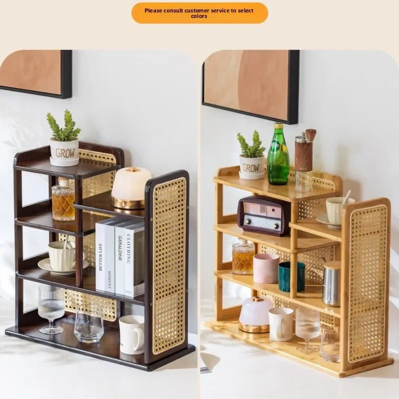Desktop cup holder Multi-layer teacup water cup grid holder Mark coffee cup display rack Premium cup storage rack Oasis Select