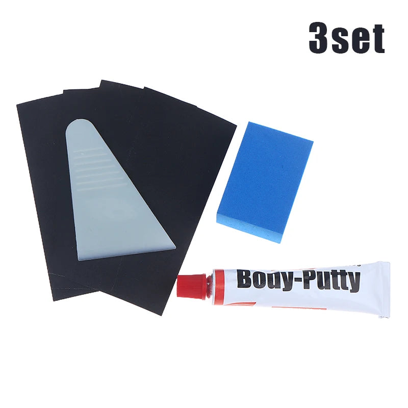 1Set Painting Pen Car Body Putty Scratch Filler Assistant Smooth Repair Tool Set Kit Auto Beauty Primer Scratch Repair Tools Oasis Select 3set
