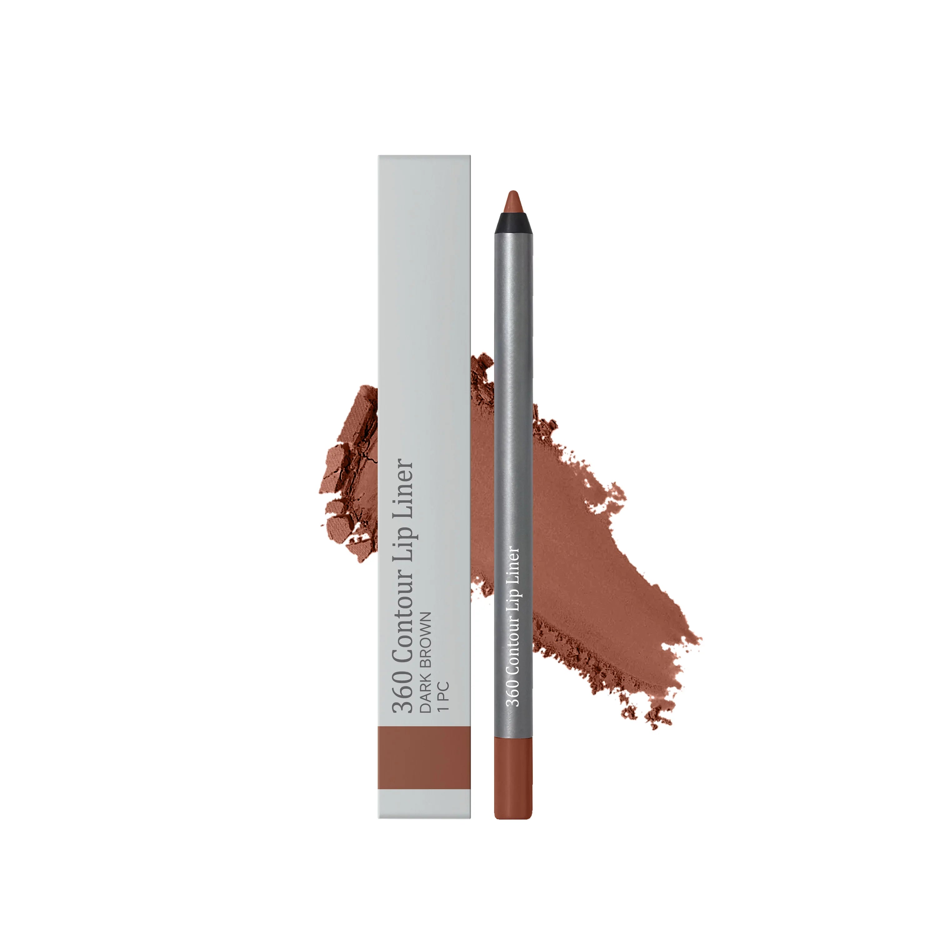 Matte Lip Liner Pencil – Multi-Color, Waterproof & Long-Lasting Lip Liner Pencil Oasis Select Dark Brown Color