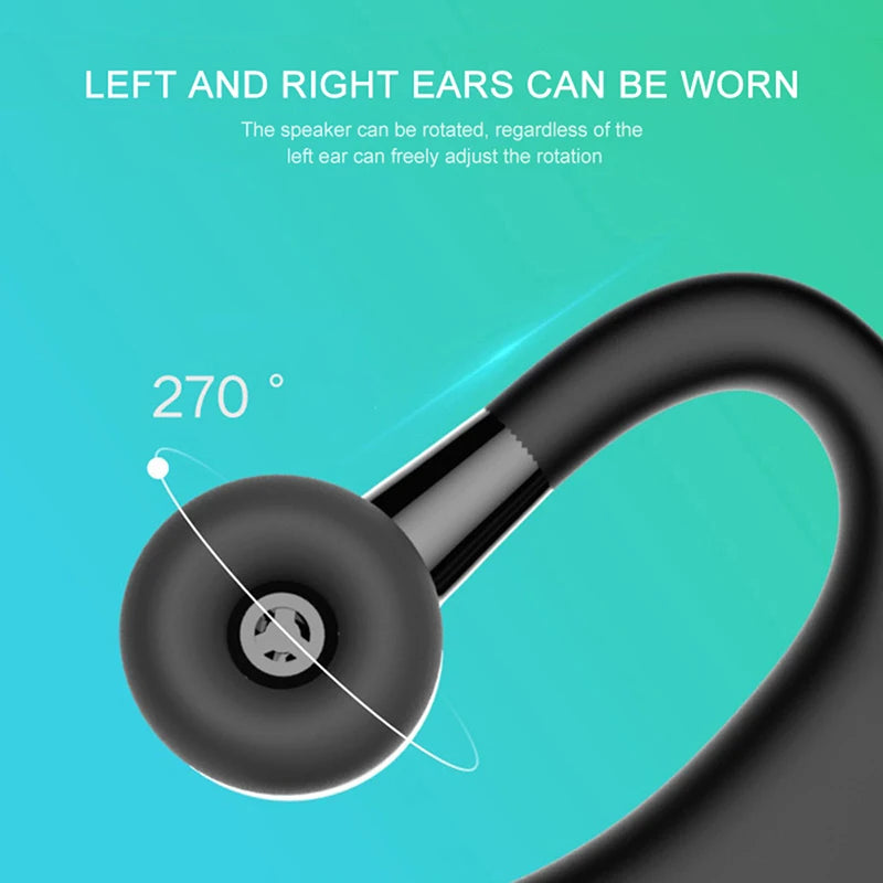 NEW V9 Bluetooth Earphone Long Standby Business Headphone HD Call Bluetooth Wireless Earbuds With MIC For iphone samsung Huawei Oasis Select