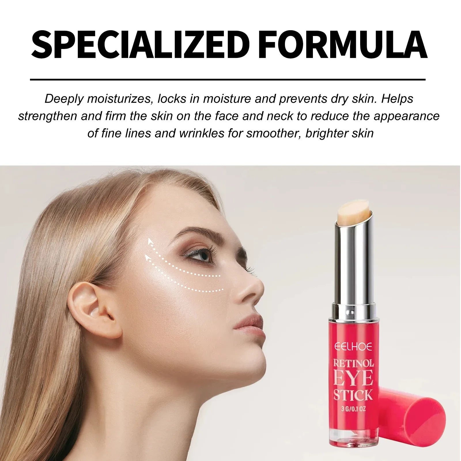 Retinol Eye Cream Enhances Skin Elasticity and Relieves Dark Circle Essence Liquid for Female Eye Care Mild and Non Irritating Oasis Select