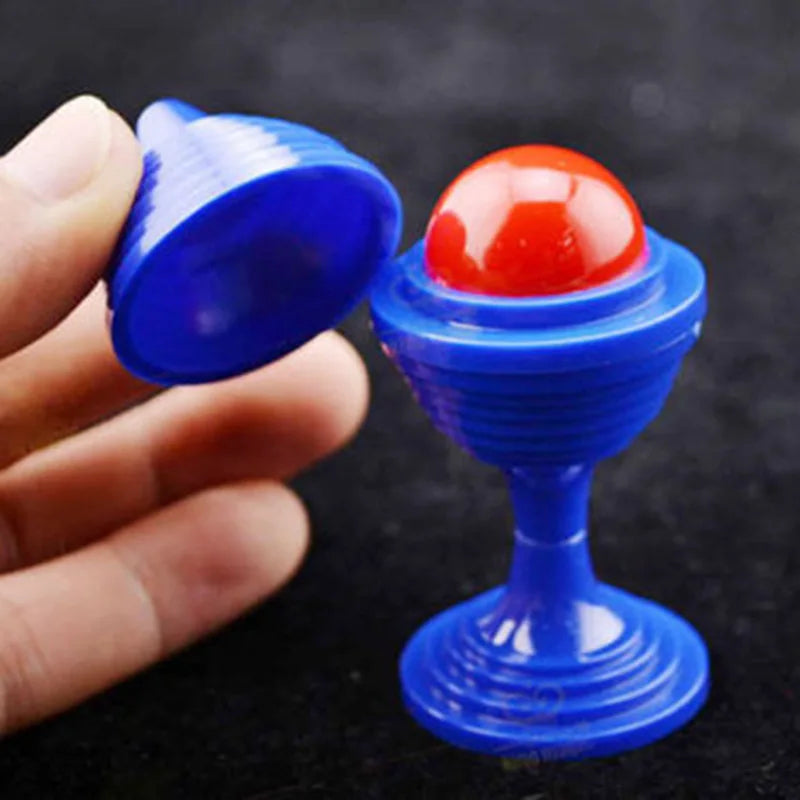 1 Set Trick Toy Ball And Vase Set Close Up Props Tricks Disappearing Ball Vase Toy For Kids Gift Party Supplies Random Color Oasis Select