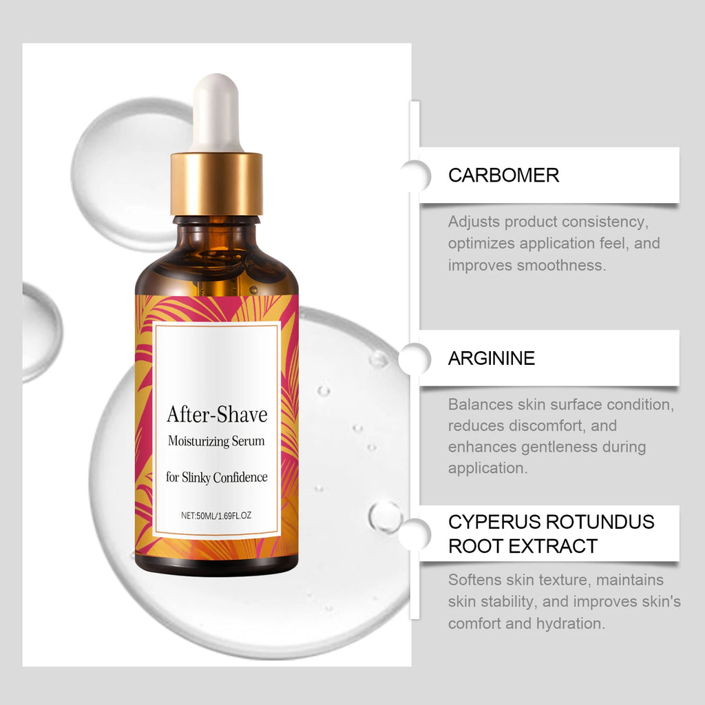 Post-Hair Removal Serum – Cleanse, Moisturize & Smooth Skin