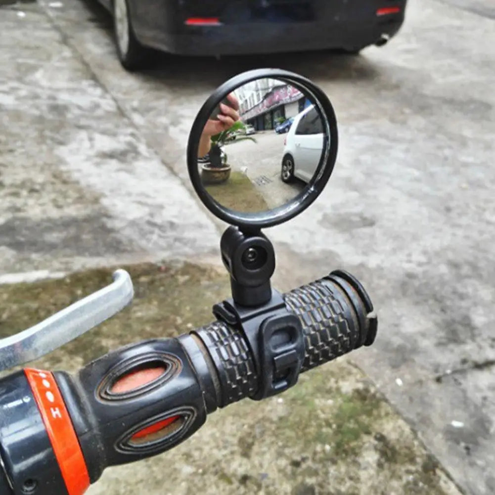 Adjustable Bike Handlebar Rearview Mirrors – 2-Pack Convex