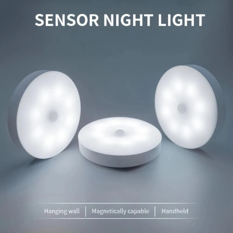 Motion Sensor Night Light Optional Warm White or Cold White LED Lamp Auto Induction Lighting for Bedside Stairs Hallway Cab Oasis Select