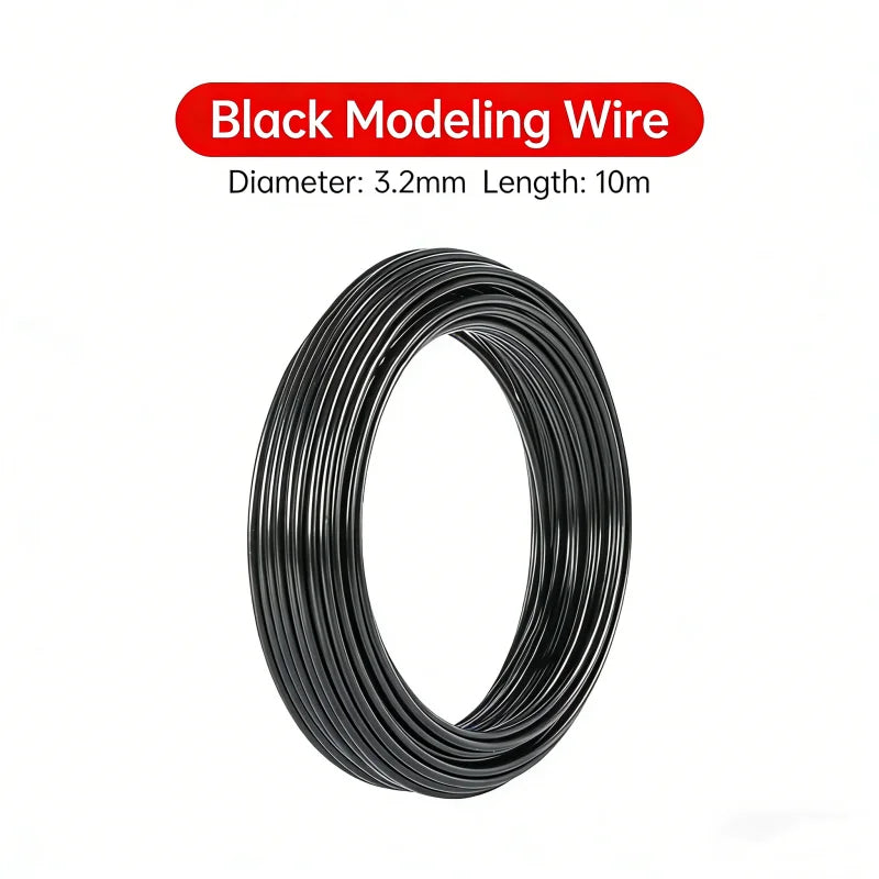 Garden Bonsai Shape Iron Wire Flower Pot Shaping Tool for Bonsai Shaping Garden DIY Industrial Metal Craft Projects‌ Supplies Oasis Select 10m