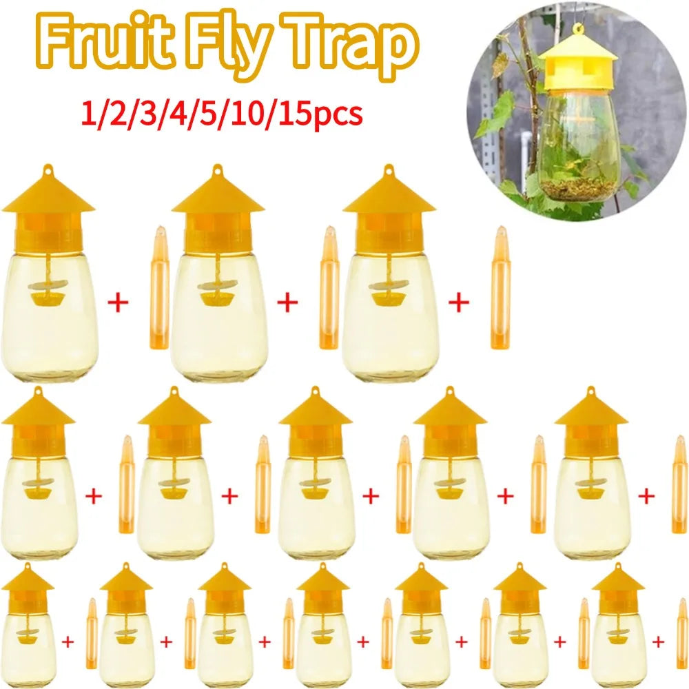 Trap Fruit Stalls Melon Fruit Insects Fruit Fly Bee Armyworm Attract Trap Agent it Fly Killer Catcher Orchard Insect Trap Oasis Select