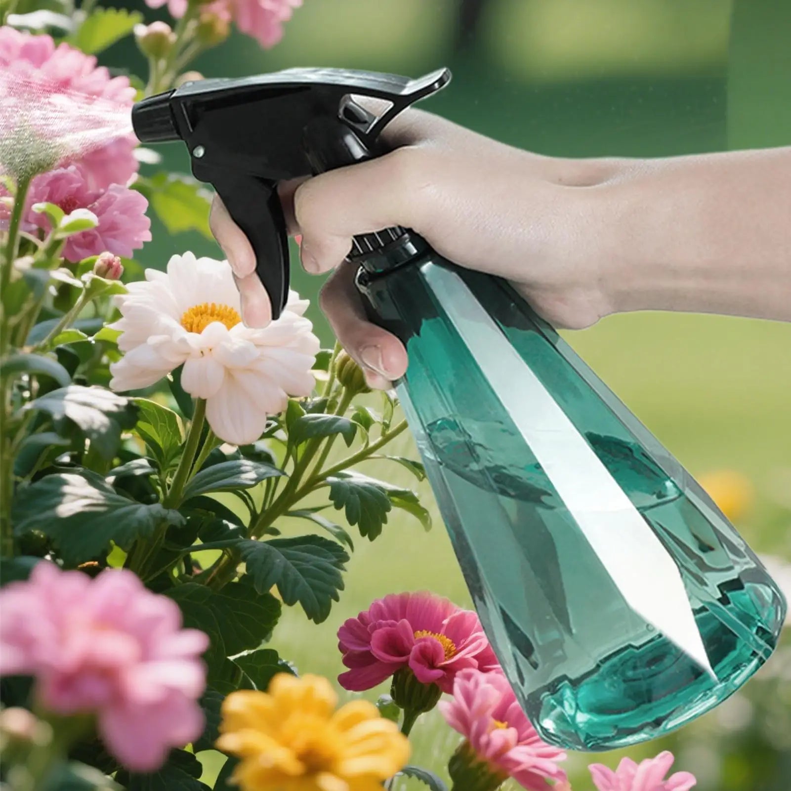 500ML Watering Sprayer Plastic Spray Bottle Flower Gardening Watering Can Adjustable Nozzle Refillable Sprayer Garden Watering Oasis Select