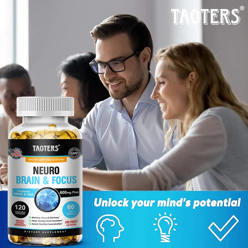 Balincer Brain & Focus Formula | Memory Booster with B Vitamins Brain Health Supplement Oasis Select