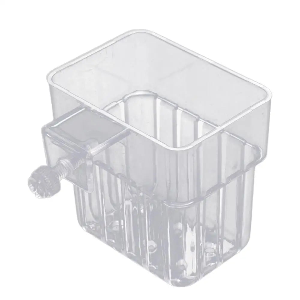 Fish Tank Plant Holder Aquarium Plant Basket with Hook Fish Tank Plant Cup Aquatic Plant Cup Aquarium Decorations Plants Pot Oasis Select Clear