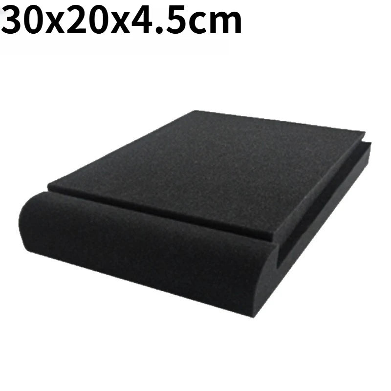1/2pcs Desktop Monitor Speaker Sponge Pad Hardened Shock Absorbing Shockproof Sound-absorbing Silent Pad Remove Resonance Oasis Select 30x20x4.5cm 1PC