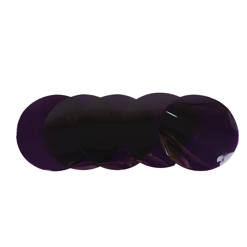 5/10Pcs 10CM Lamp Color Correction Film Self Adhesive Transparent Filter Sheets Light Gel For Headlights Bedrooms Living Rooms Oasis Select Roland Purple 5pcs