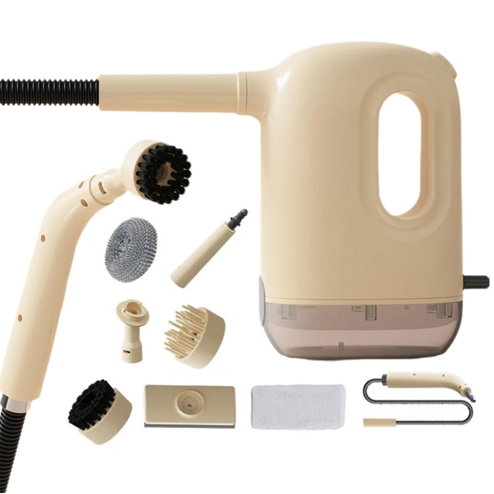 1200W Portable Steam Cleaner with 8 Attachments for Effective Cleaning of Kitchen Appliances Bathrooms and Fabric Surfaces Oasis Select EU China Mainland