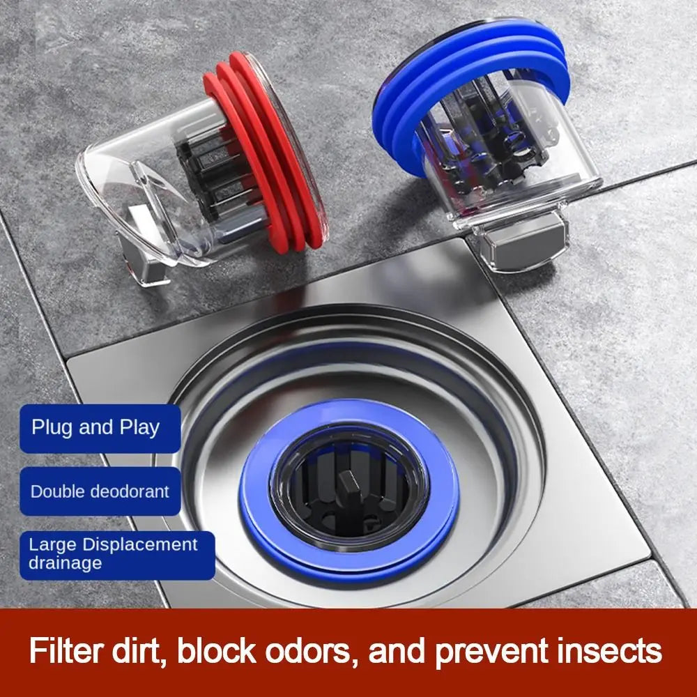 Anti Odor Bathroom Floor Drain Core Insect Prevention large outfall Basin Drain Filter Colander Sewer Strainer Plug Oasis Select
