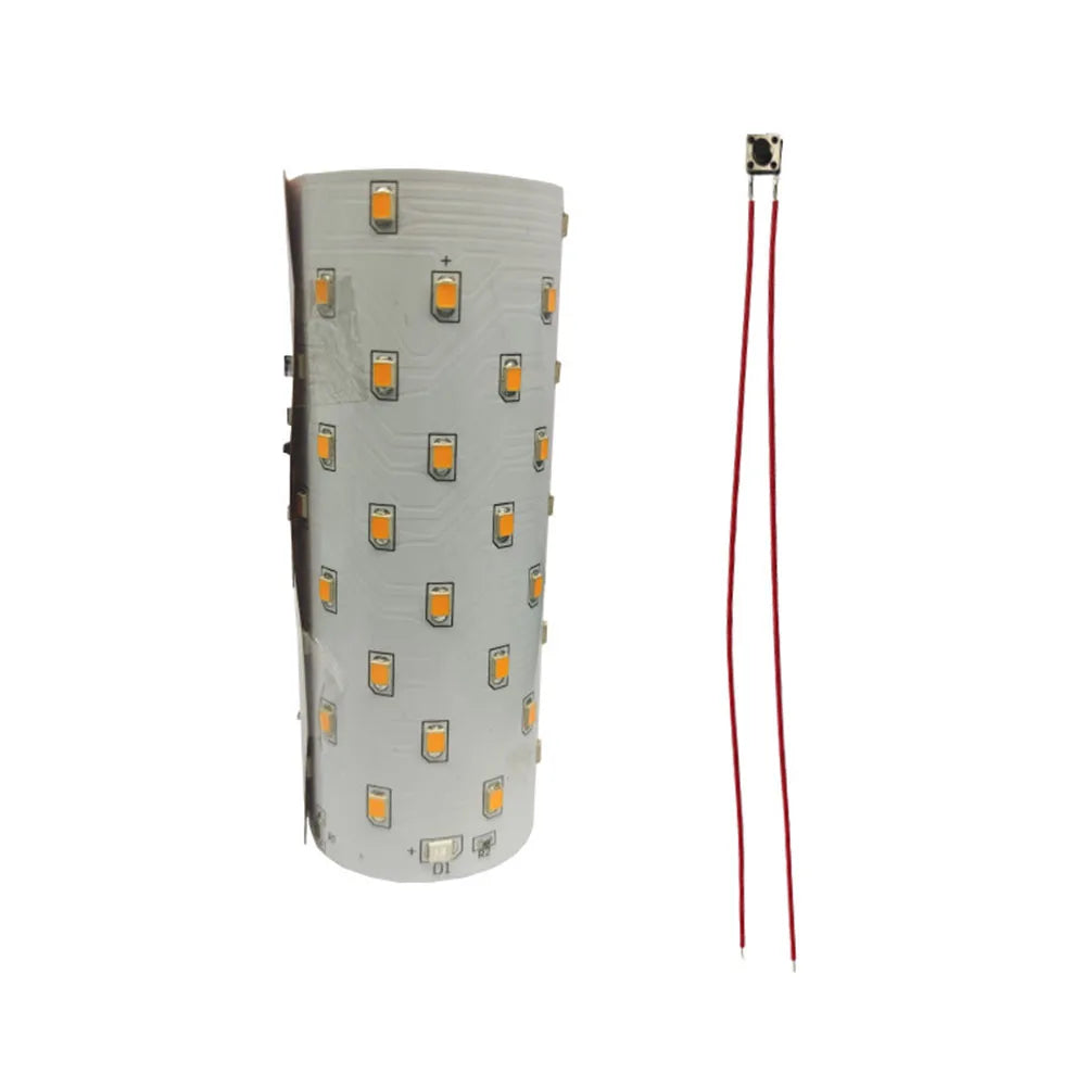 3.7V 51 LED Flame Light Circuit Board – 3 Modes Solar Candle LED Circuit Board Oasis Select