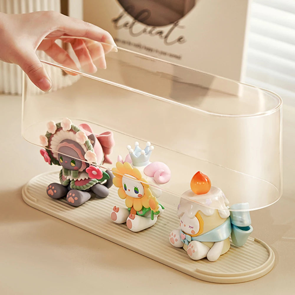 Transparent Stackable Blind Box Display Rack – Dustproof