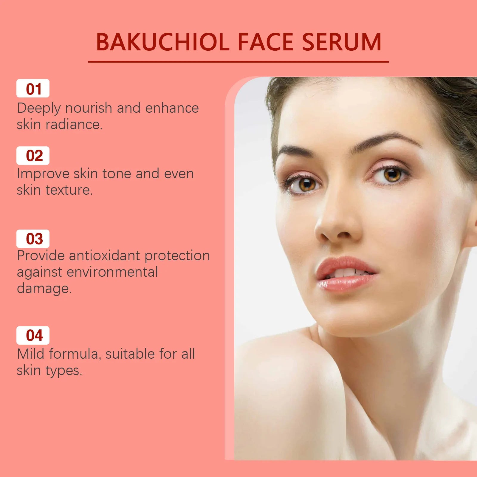 Bakuchiol Retinol Face Serum – Anti-Aging, Firming & Brightening