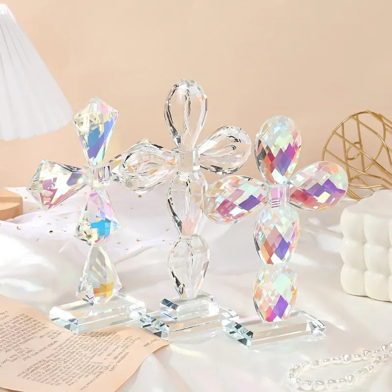 European Crystal Crafts, Creative Furniture, High-quality Colorful Cross Glass, Hotel Living Room Decorations Oasis Select
