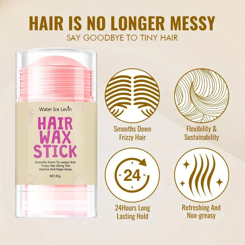 Hair Wax Stick – Non-Greasy Edge Control & Flyaway Tamer 45g Hair Styling Wax Oasis Select