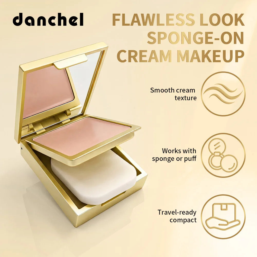 Flawless Cream Makeup Long Lasting Lightweight Texture Natural Coverage Foundation Cream Oil Control Moisturizing Base Makeup Oasis Select