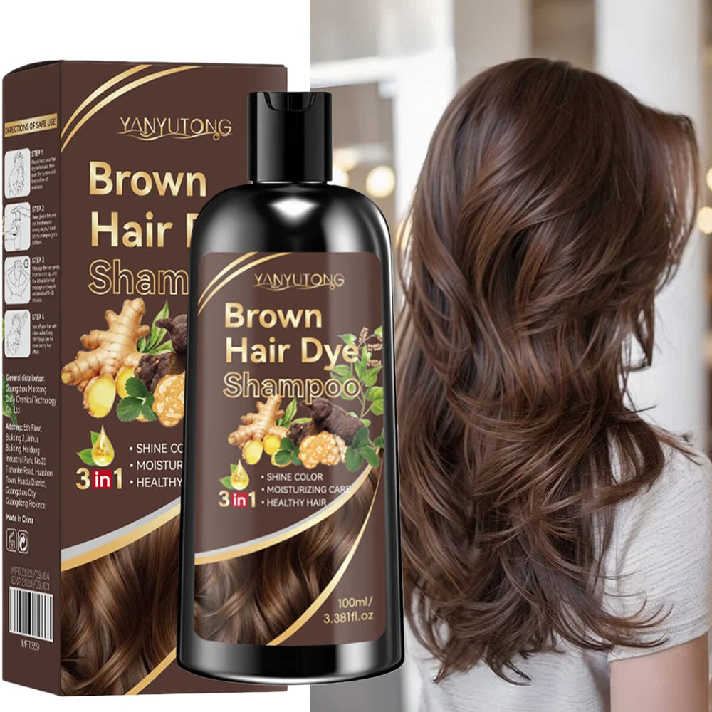 3 in 1 Turmeric Color-Treated Shampoo, Nourishing Color-Treated Shampoo Gentle Formula, Plant-Based, Light Beige Oasis Select