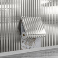 Metallic Grid Stripe Peel and Stick Wallpaper Self Adhesive Wall Stickers TV Background Living Room Home Decor DIY Room Oasis Select 3mx40cm silver-1Roll